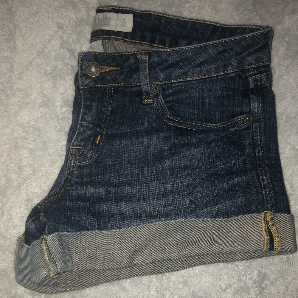 Denim shorts